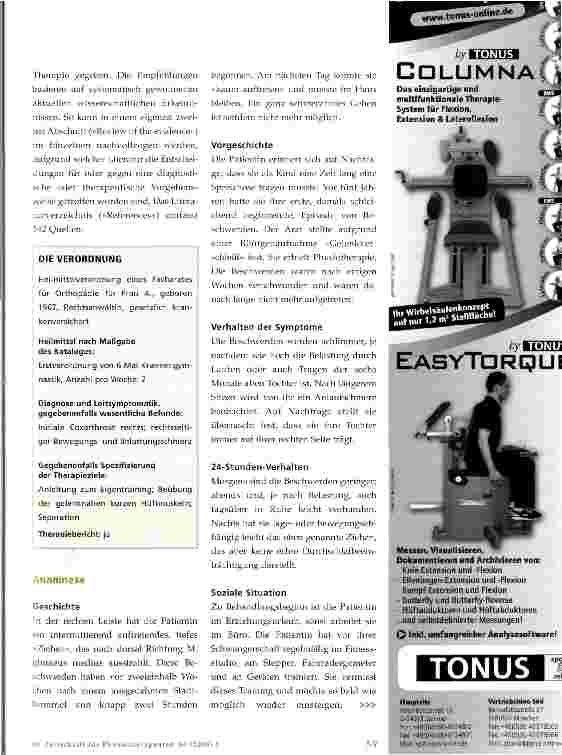 Vorschauseite 2: Therapie mit Richtschnur und Profil