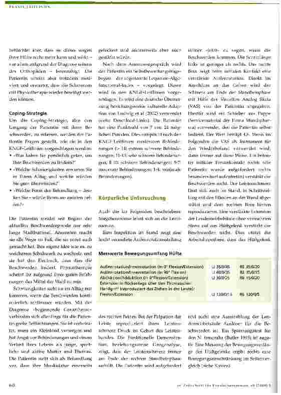 Vorschauseite 3: Therapie mit Richtschnur und Profil