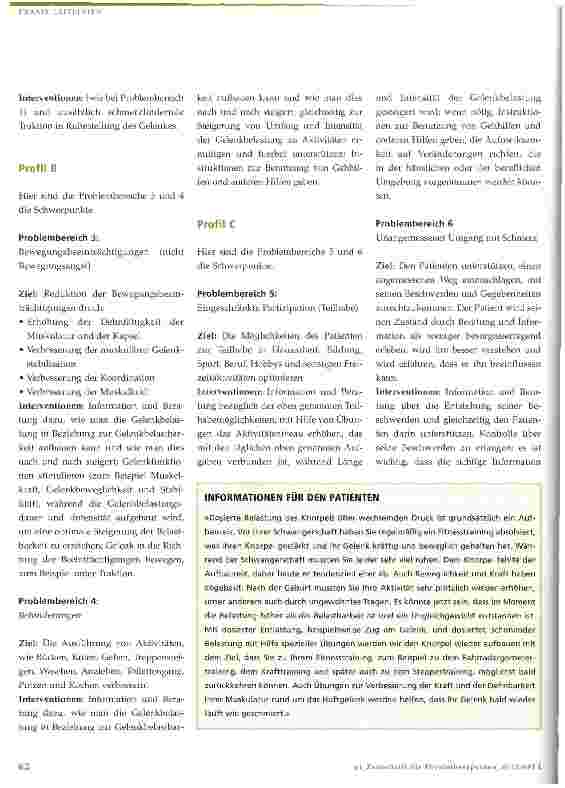 Vorschauseite 5: Therapie mit Richtschnur und Profil