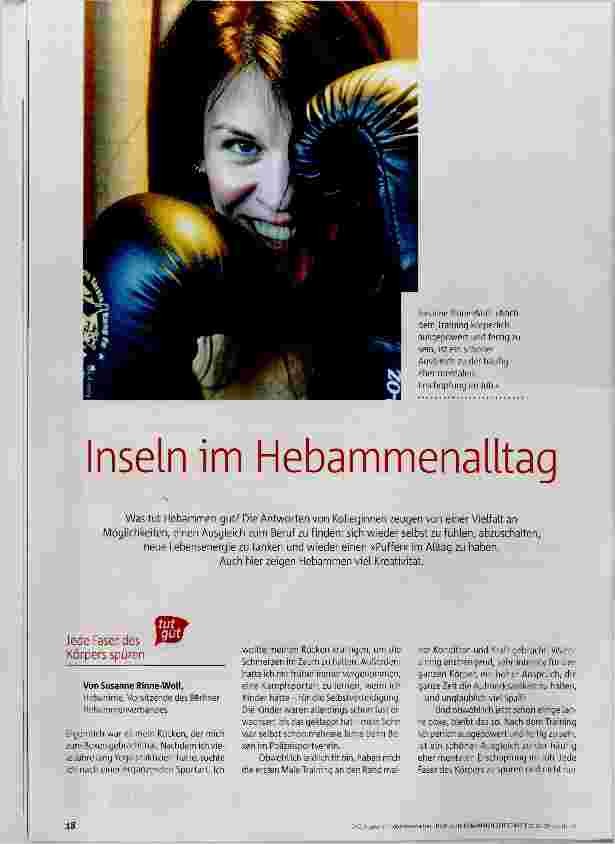Vorschauseite 1: Inseln im Hebammenalltag
