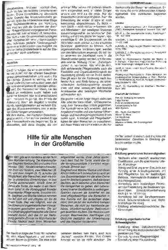 Vorschauseite 5: Aktivierende Pflege in der offenen Bewohnergruppe
