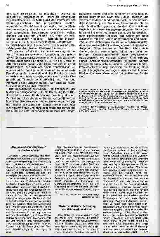 Vorschauseite 3: Kinderkrankenpflege heute - veränderte Organisationsformen (u. a. Schichtdienst)