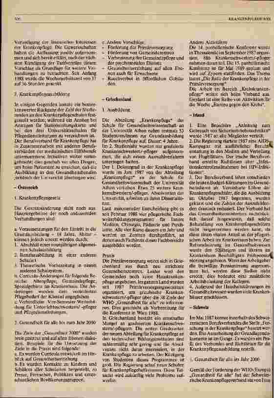 Vorschauseite 2: ENG-Sitzung vom 25.-27.04.1988 in Den Haag / Holland