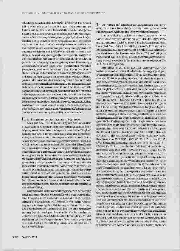 Vorschauseite 3: Wiedereröffnung eines abgeschlossenen Stufenverfahrens