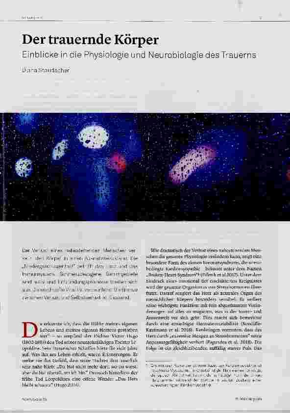 Vorschauseite 1: Der trauernde Körper