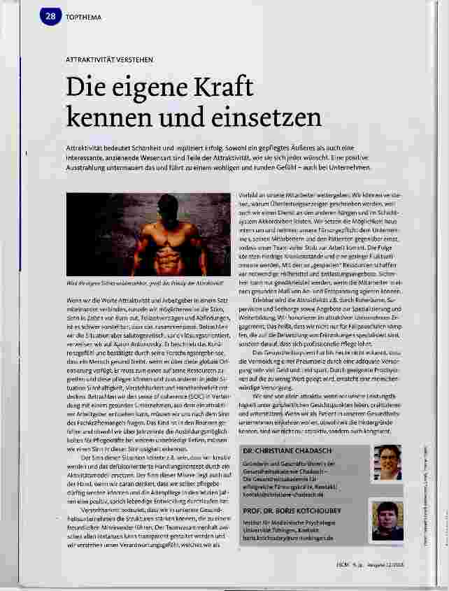 Vorschauseite 1: Die eigene Kraft kennen und einsetzen