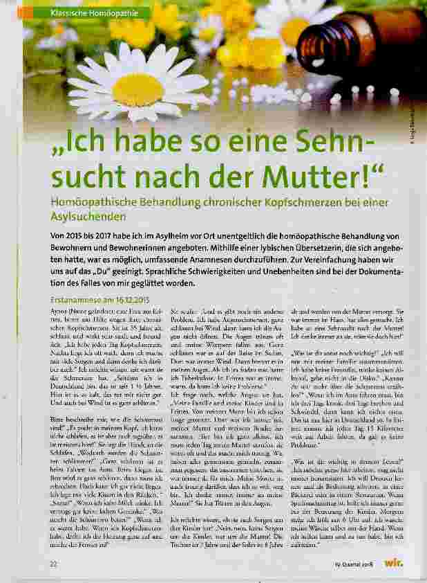 Vorschauseite 1: „Ich habe so eine sucht nach der Mutter!“