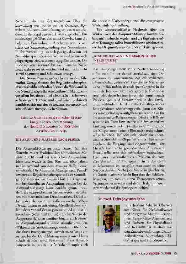 Vorschauseite 3: Störfeldtherapie: Narben entstören für mehr Lebensenergie