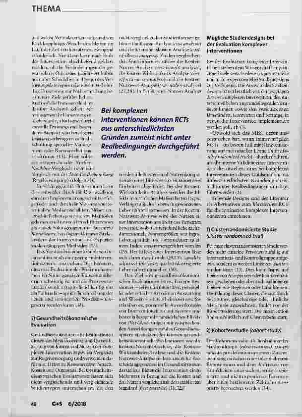 Vorschauseite 5: Entwicklung und Evaluation komplexer Interventionen weiterdenken