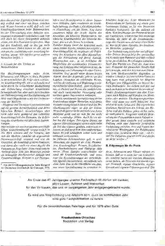 Vorschauseite 3: Der kranke Mensch und das Krankenhaus