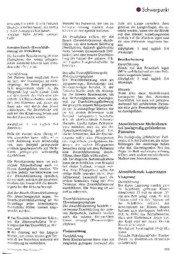 Vorschauseite 4: Neue Wege in der Pneumonieund Atelektasenprophylaxe