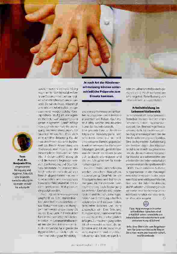 Vorschauseite 2: Tipps für die Personalhygiene