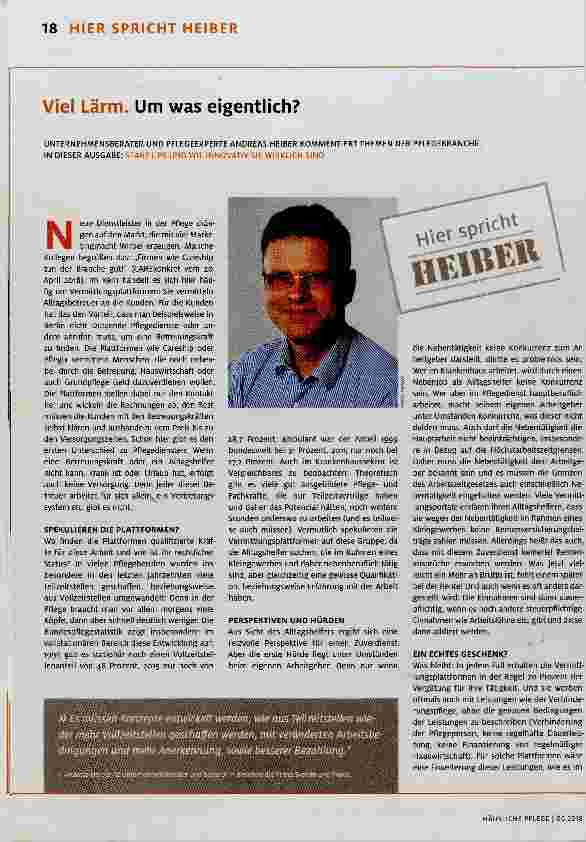 Vorschauseite 1: Viel Lärm. Um was eigentlich?