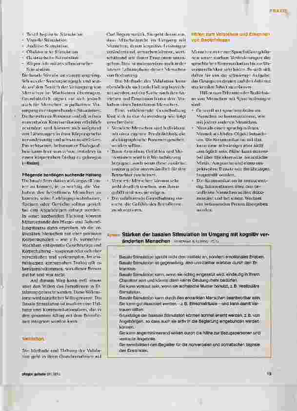 Vorschauseite 2: Dialogaufbau trotz kognitiver Einschränkung