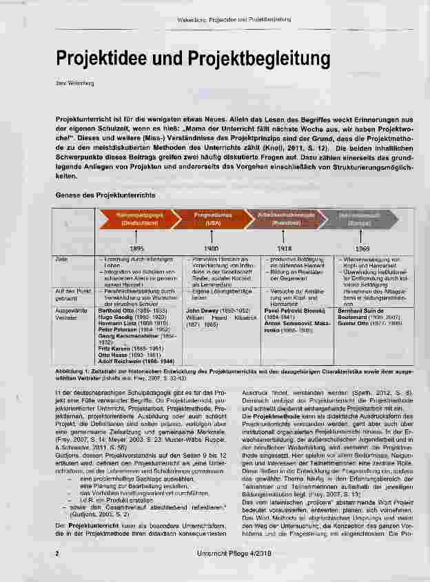 Vorschauseite 1: Projektund handlungsorientiert unterrichten