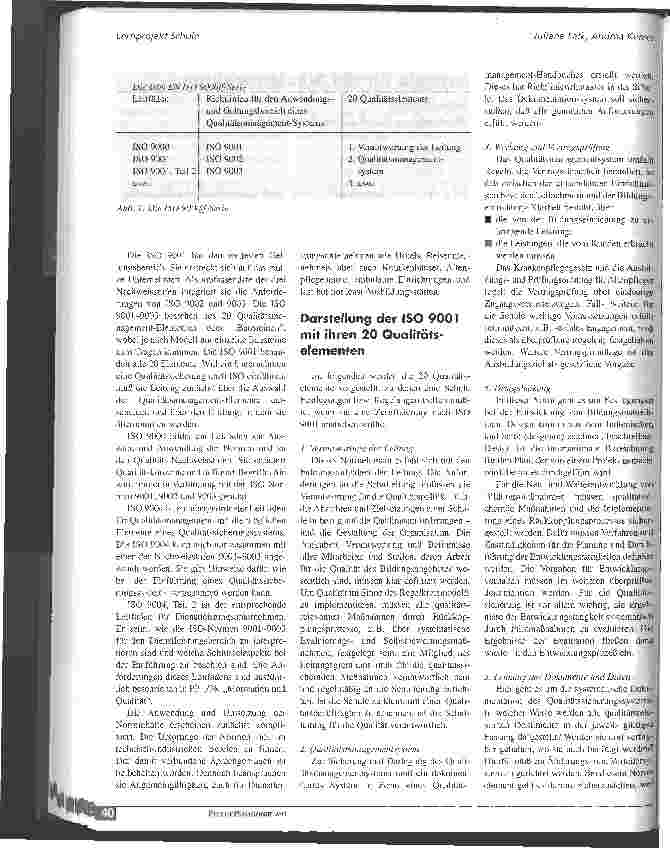Vorschauseite 2: Lernprojekt Schule: Curricula für die Schulentwicklung Teil 2
