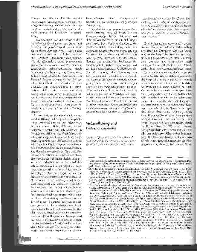 Vorschauseite 5: Pflege im Spannungsfeld gesellschaftlicher Widersprüche Folgerungen für die Ausbildung