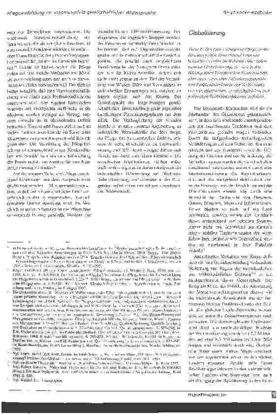 Vorschauseite 6: Pflege im Spannungsfeld gesellschaftlicher Widersprüche Folgerungen für die Ausbildung