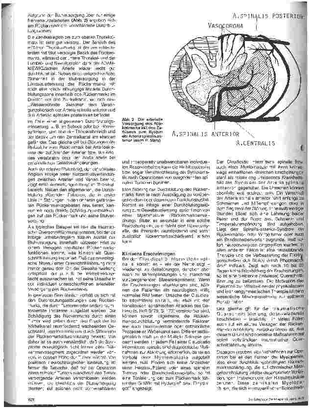 Vorschauseite 2: Durchblutungsstörungen des Rückenmarks Themen aus der Neurochirurgie 21. Folge