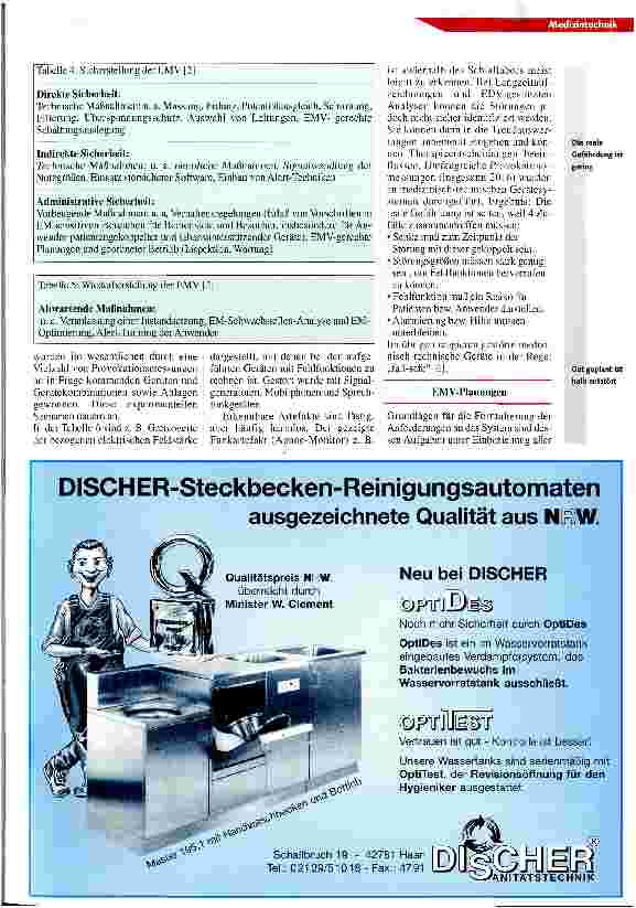 Vorschauseite 2: Elektromagnetische Störungen in der Krankenhaustechnik
