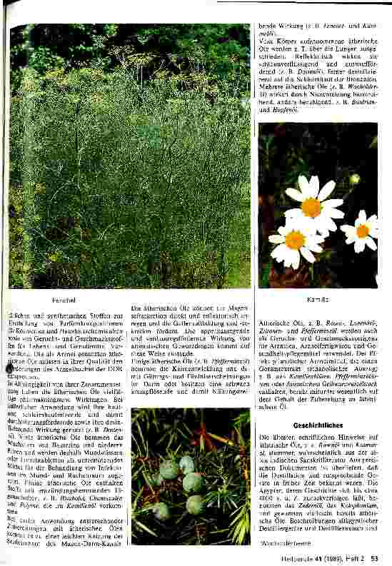 Vorschauseite 2: Ätherische Öle Ihre Wirkung und Verwendung