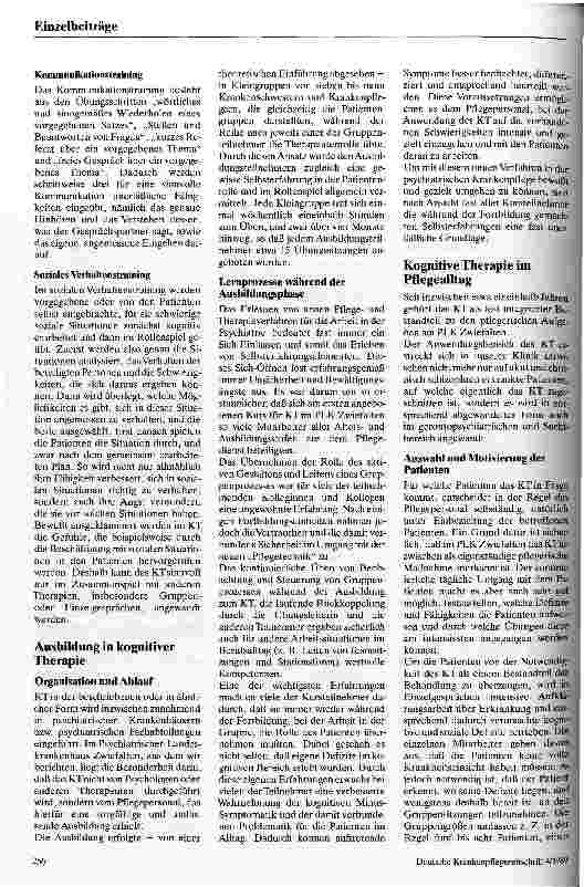 Vorschauseite 3: Kognitives Training in der Hand des Pflegepersonals
