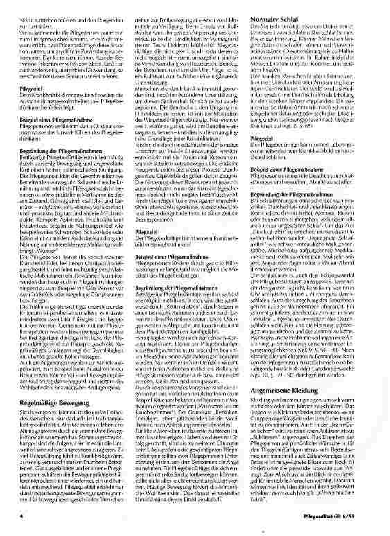 Vorschauseite 3: Pflegesequenzen als Grundlage von Qualitätssicherung Praxisbezogene Weiterentwicklung und Ausführung der Grundbedürfnisse nach Henderson