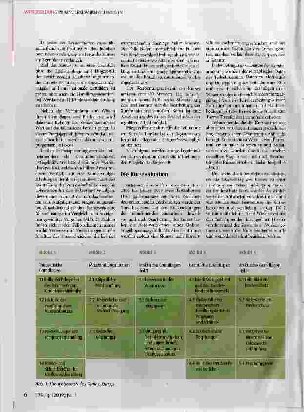 Vorschauseite 3: Weiterbildung für Pflegekräfte zum Thema Kinderschutz: Online-Kurs „Kinderschutz in der Medizin ein Grundkurs für alle Gesundheitsberufe