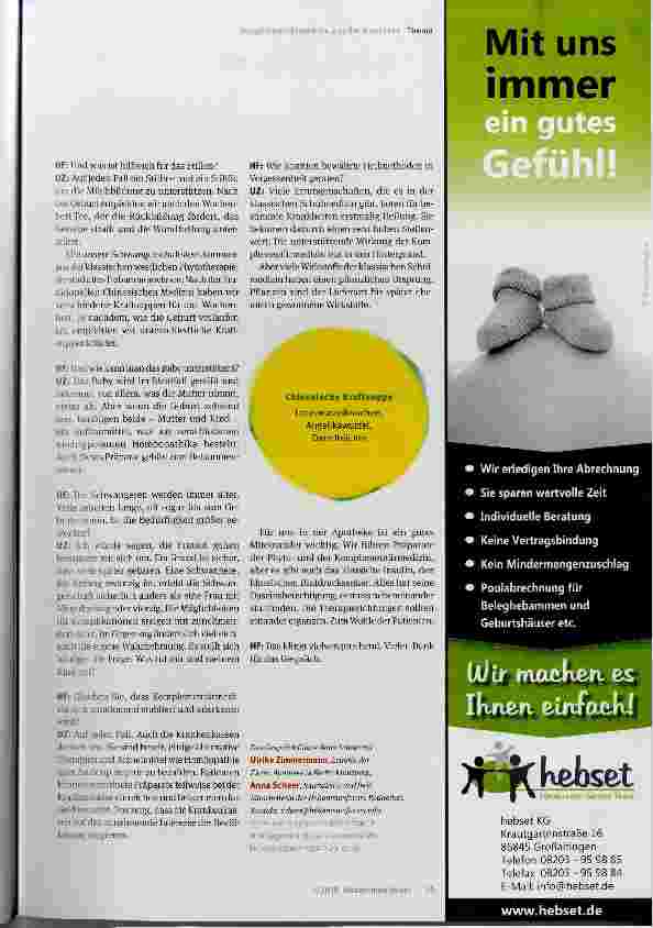 Vorschauseite 4: Nicht gegeneinander, sondern miteinander