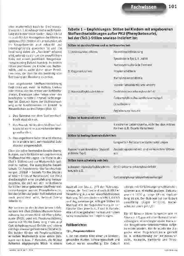 Vorschauseite 2: Stillen bei Kindern mit angeborenen StoffwechselstörungenAuch - oder gerade - Kinder mit angeborenen Stoffwechselstörungen profitieren von Muttermilch bzw. Stillen!