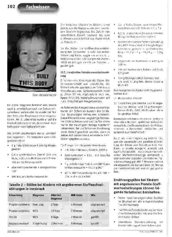 Vorschauseite 3: Stillen bei Kindern mit angeborenen StoffwechselstörungenAuch - oder gerade - Kinder mit angeborenen Stoffwechselstörungen profitieren von Muttermilch bzw. Stillen!