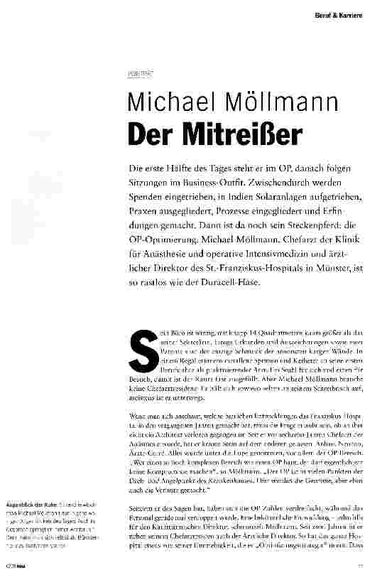 Vorschauseite 1: Der Mitreißer