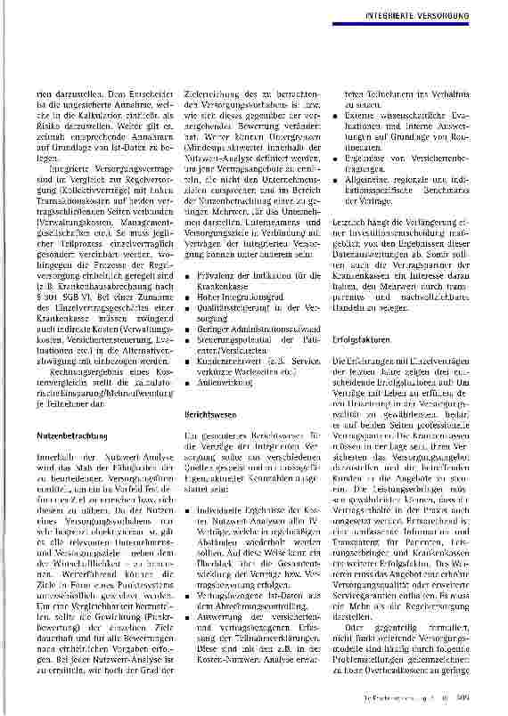 Vorschauseite 2: Erfahrungen mit und Anforderungen an neue Vertragsmodelle