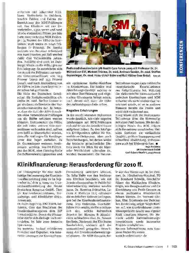 Vorschauseite 2: DRG, Qualität und MDK
