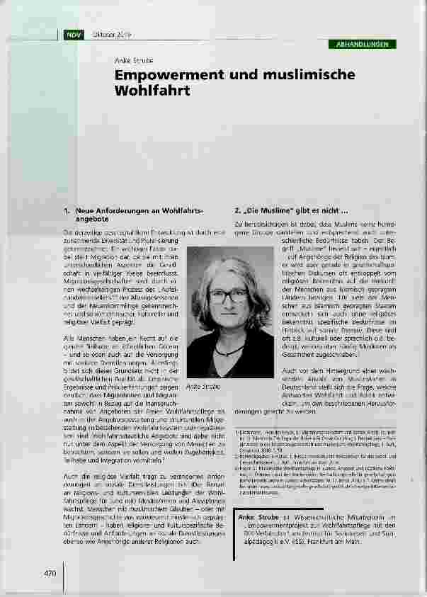 Vorschauseite 1: Empowerment und muslimische Wohlfahrt