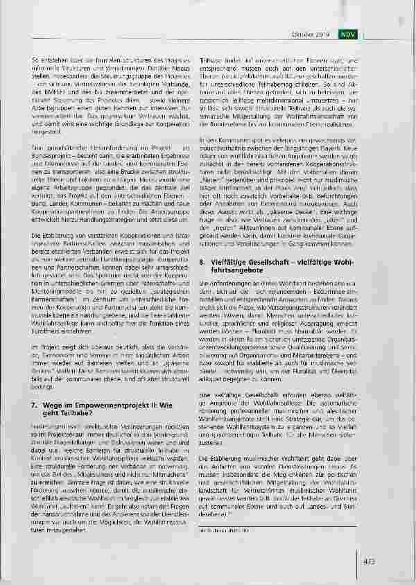 Vorschauseite 4: Empowerment und muslimische Wohlfahrt
