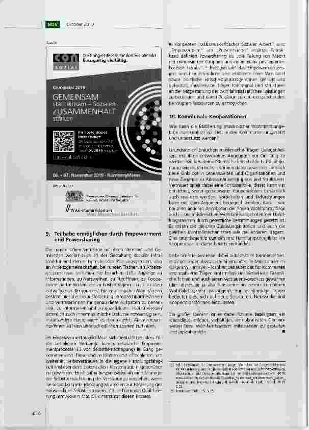 Vorschauseite 5: Empowerment und muslimische Wohlfahrt