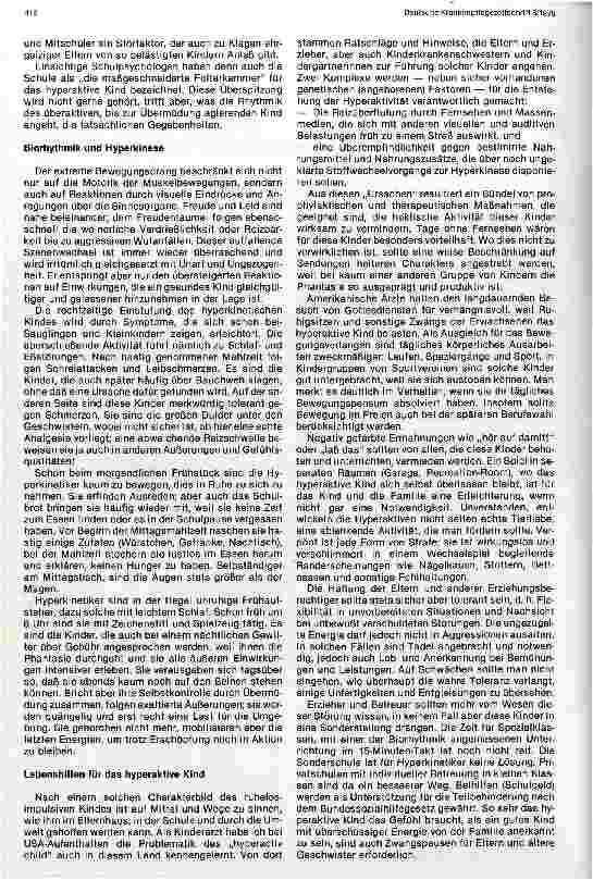 Vorschauseite 2: Das hyperkinetische Kind