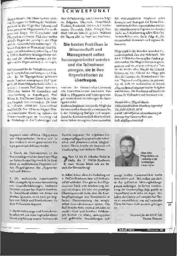 Vorschauseite 2: Krankenpflege in Europa