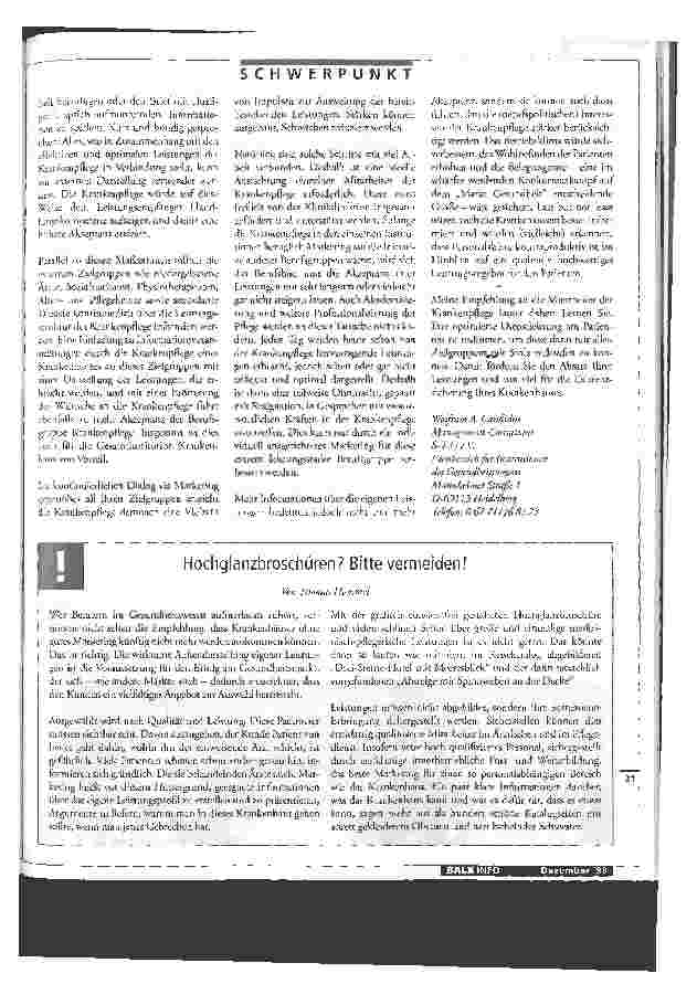 Vorschauseite 2: Mit Stolz die eigenen Leistungen verkaufen