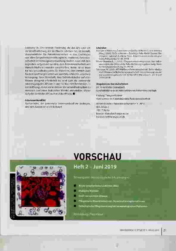 Vorschauseite 6: Patientensicherheit in Deutschland: Geschichte und Gegenwart
