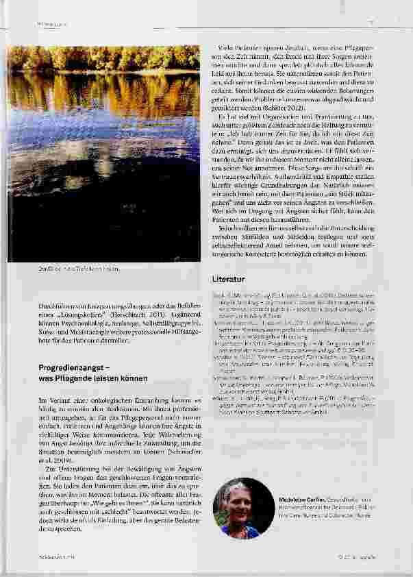 Vorschauseite 3: „Was tun gegen die Angst?“