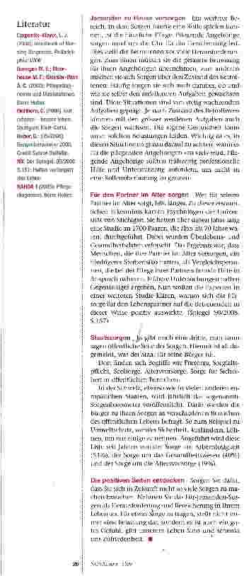 Vorschauseite 2: Sich sorgen...