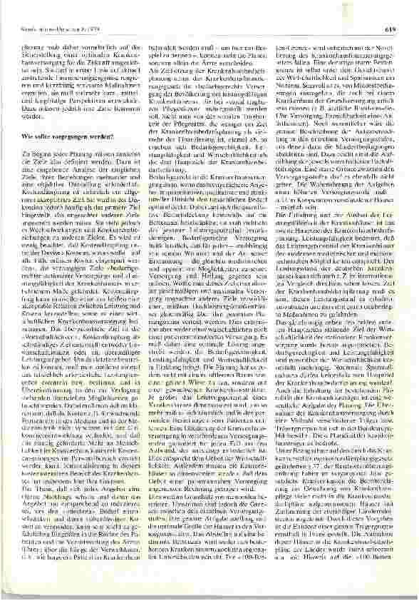 Vorschauseite 2: Die Krankenhausplanung
