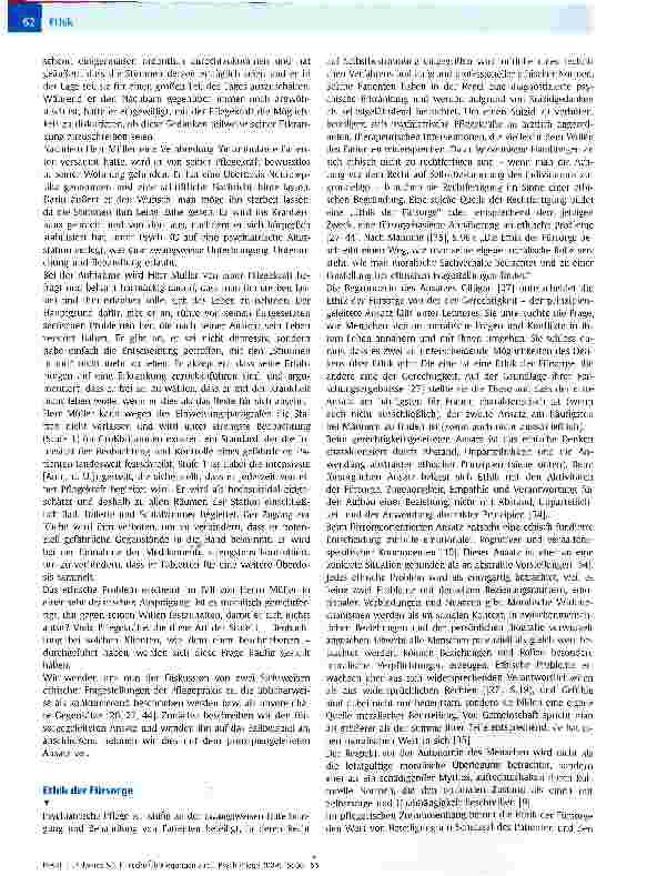 Vorschauseite 3: Ethische Überlegungen zur Verhütung von Suizid in der Psychiatrie
