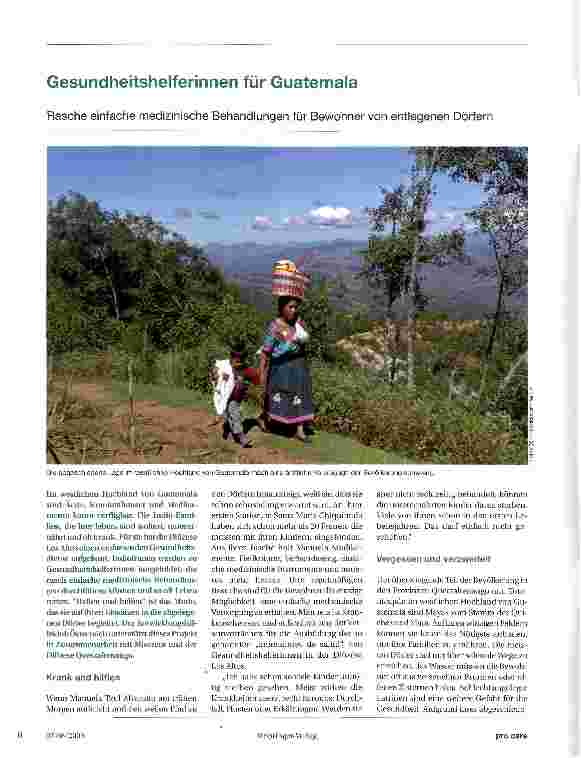 Vorschauseite 1: Gesundheitshelferinnen für Guatemala