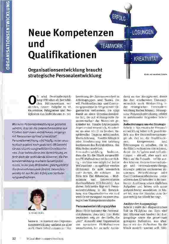 Vorschauseite 1: Neue Kompetenzen und Qualifikationen