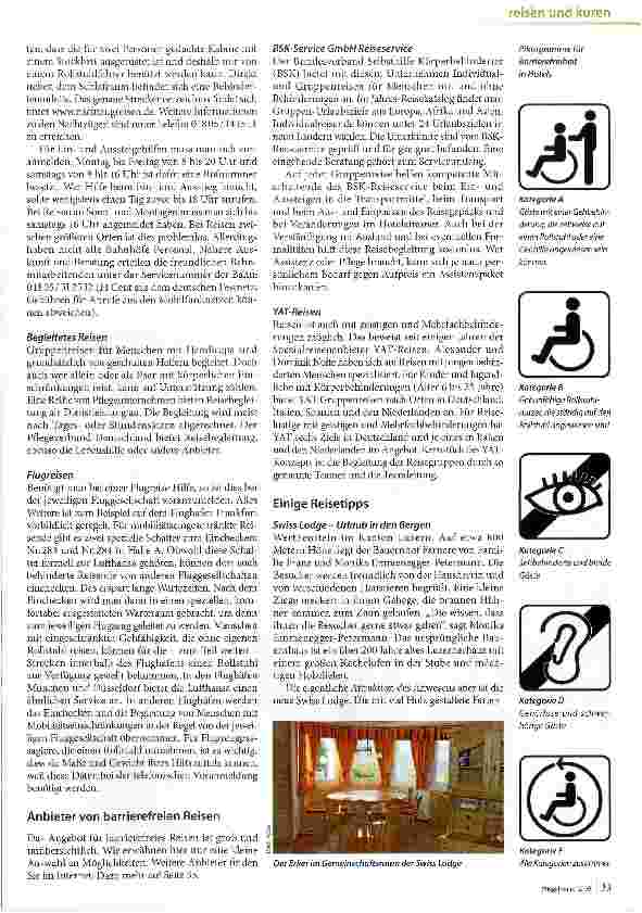 Vorschauseite 2: Reisen ohne Barrieren