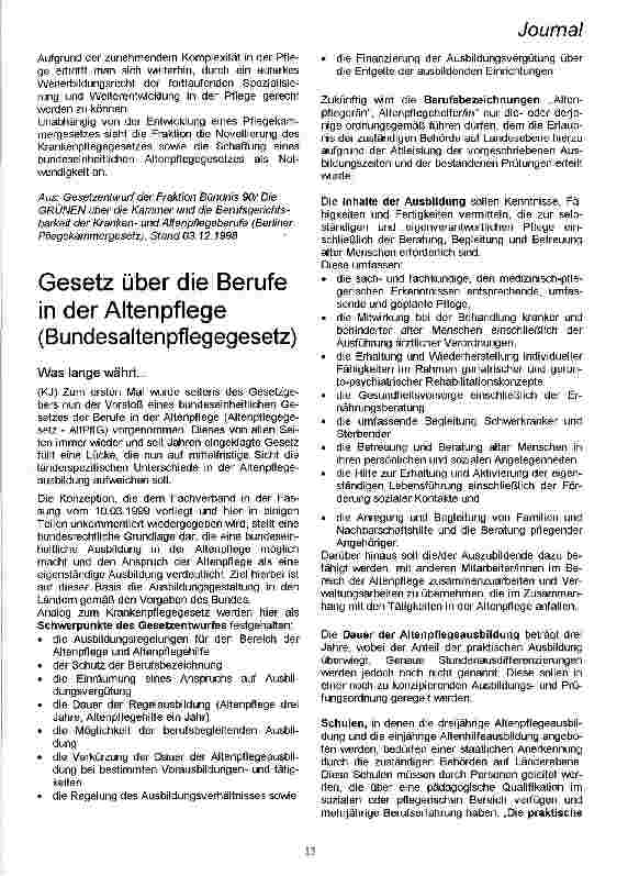 Vorschauseite 3: Pflegekammer