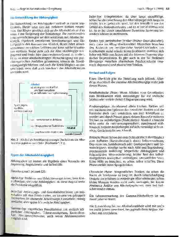 Vorschauseite 3: Bezugspflege in der stationären Entgiftung